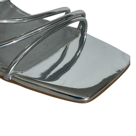 MARC FISHER LTD DAVIA SILVER SANDAL SZ 7.5 - Picture 9 of 16